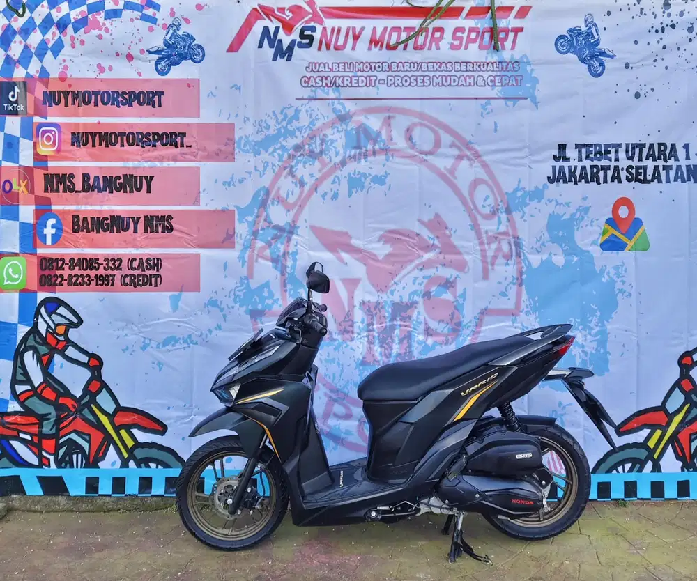HONDA NEW VARIO 125 CBS ISS KEYLES, THN 2024. MULUS DAN SIAP PAKAI