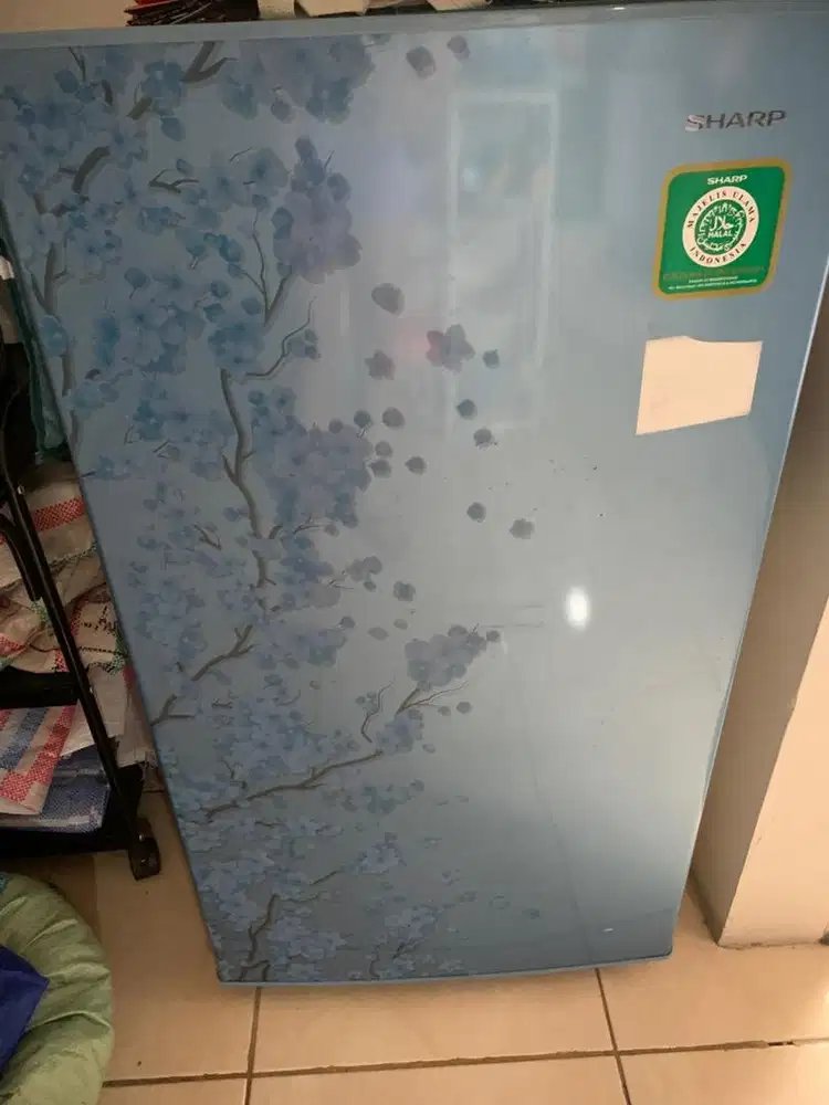 Kulkas 1 pintu dan mesin cuci