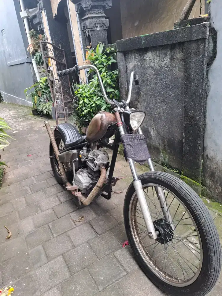 Motor custom chopper basic honda gl pro