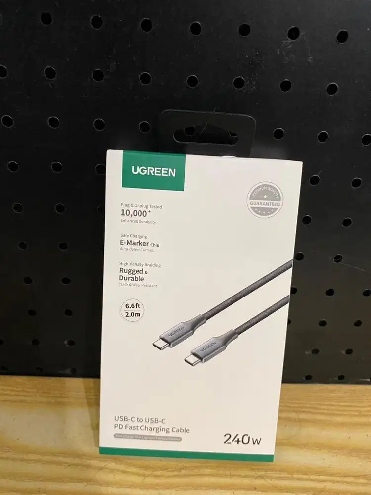 UGREEN Kabel Type C to Type C Fast Charging 240w Nylon Braided 90440