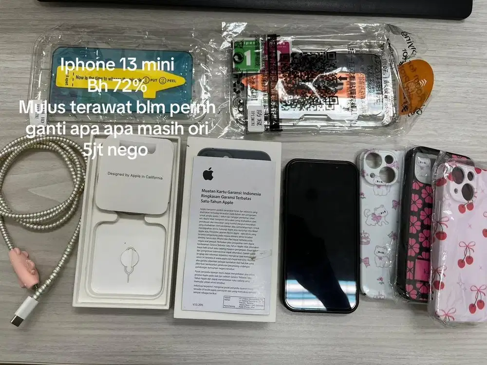 Iphone 13 mini warna midnighth