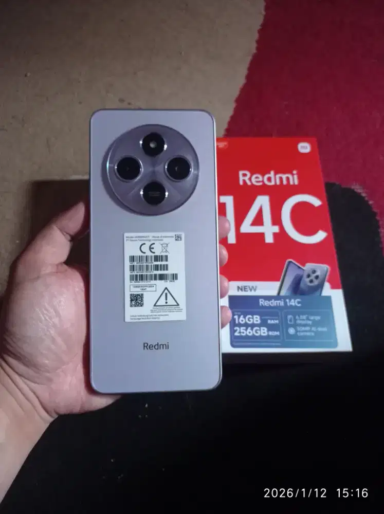 BISMILLAH REDMI 14C 8/256 FULSET MULUS