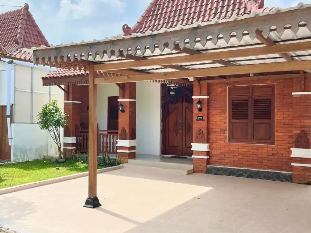 Hunian Asri Model Classic Joglo Cuma 400 Jt An, di Sleman Timur!