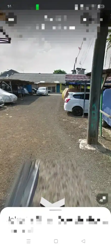 Jual tanah 1700m² ada kios& kontrakan samping pasar ciplak Cipinangbsr