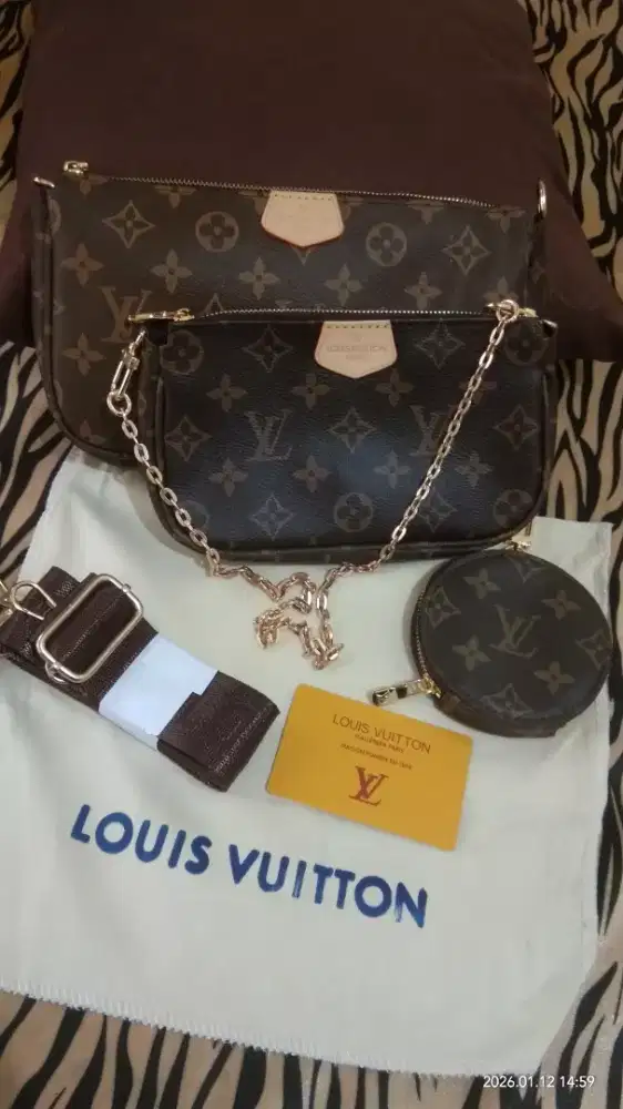 Tas selempang atau bahu  mini fullset New