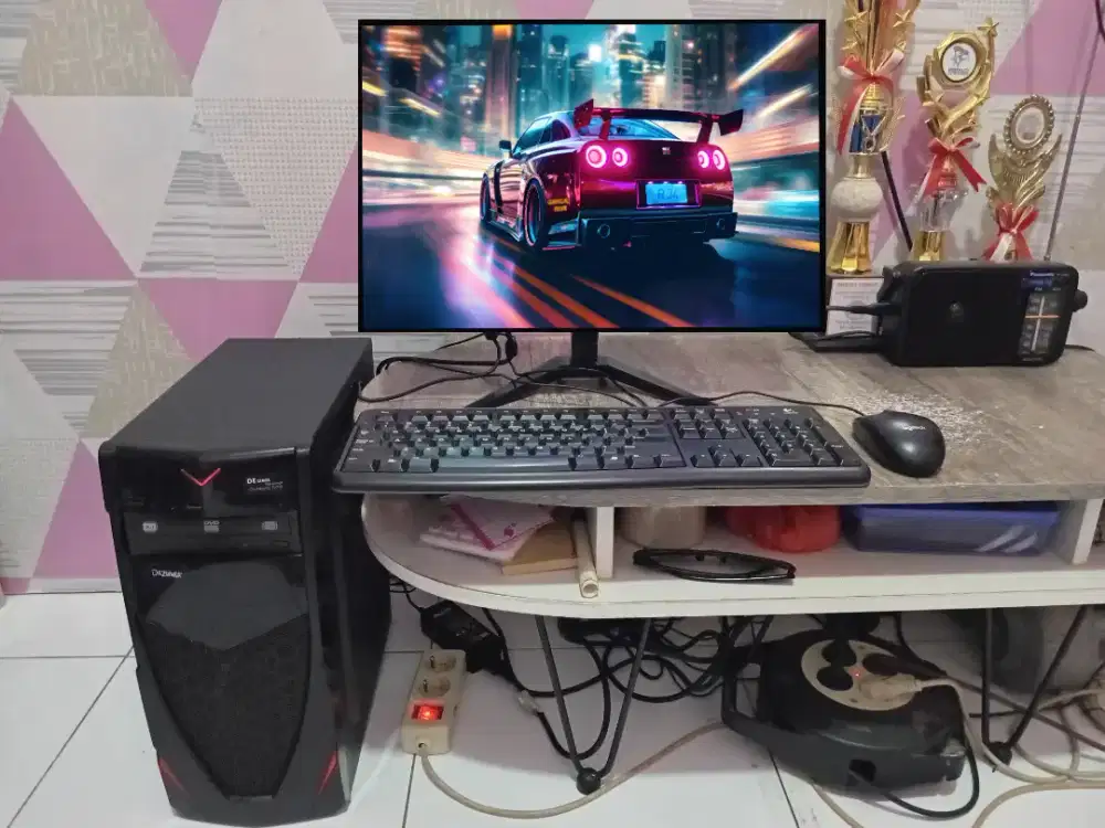 PC GAMING DESIGN + LCD + RAM 8 GB + VGA 1 GB + HD 500 GB + GAMES APP