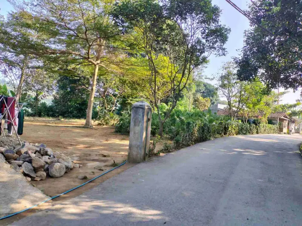 Dijual Cepat Tanah Datar di Cijeruk Pinggir Jalan Desa Kab Bogor