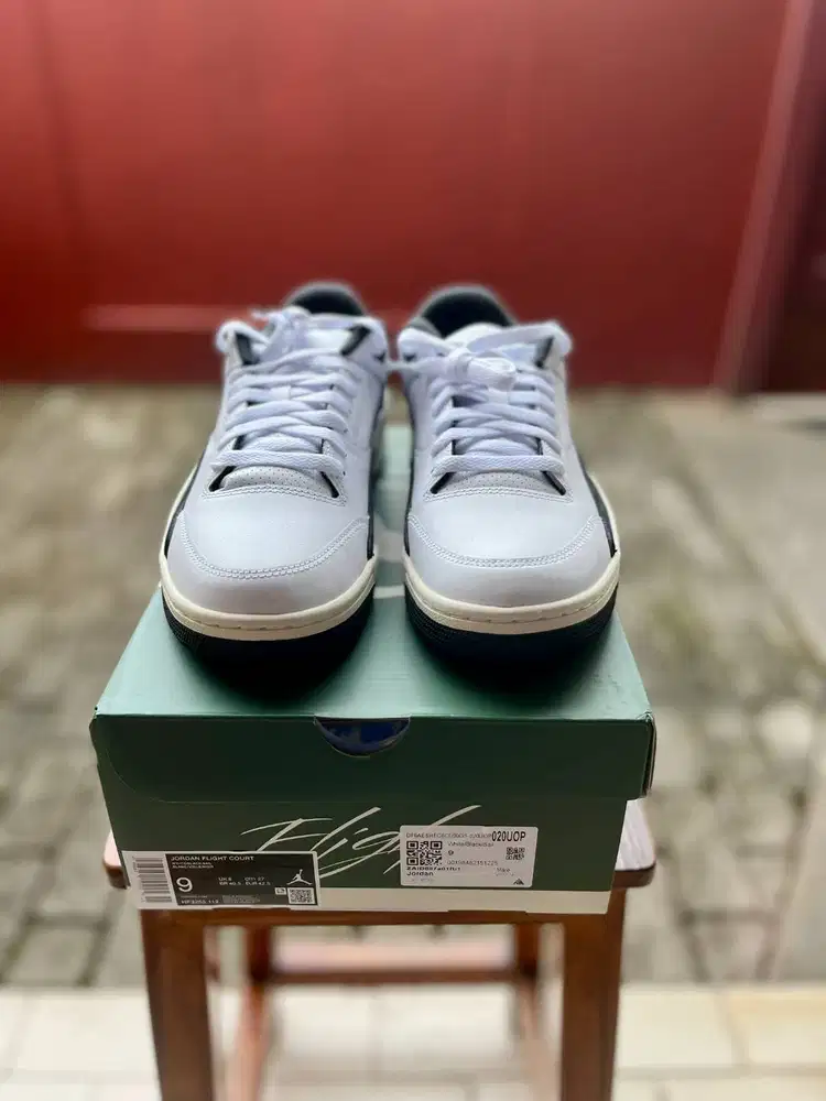 JORDAN FLIGHT COURT WHITE BLACK