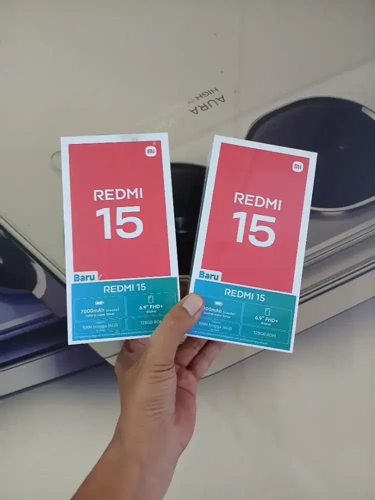 FAST RESPON WA Xiaomi Redmi 15 NFC 8+8/256 Garansi resmi 15bln