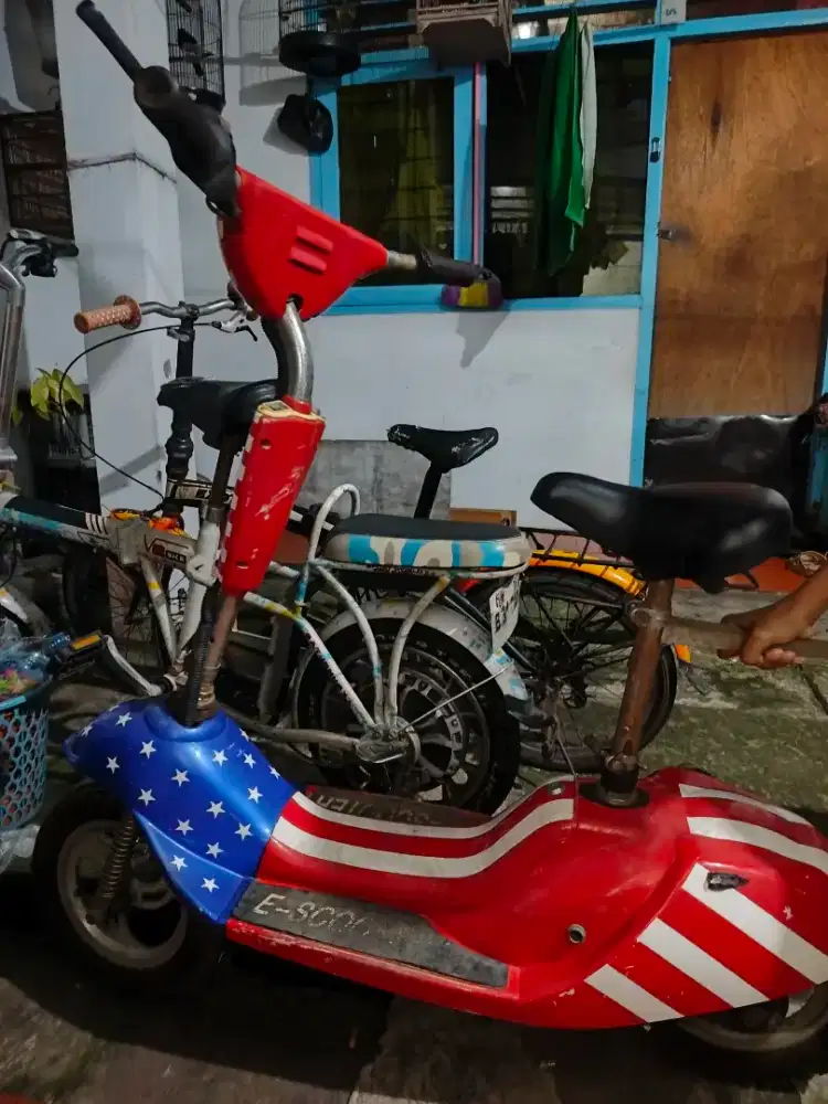 skuter listrik anak dan dewasa