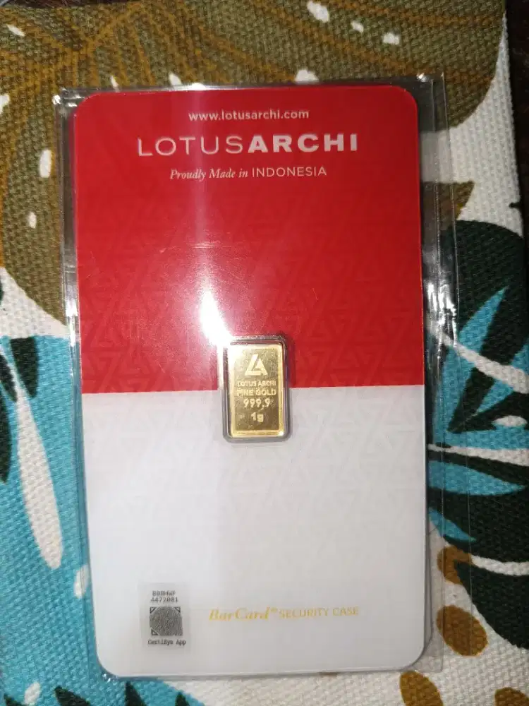 Emas Lotus Archi 1 Gram Certieye