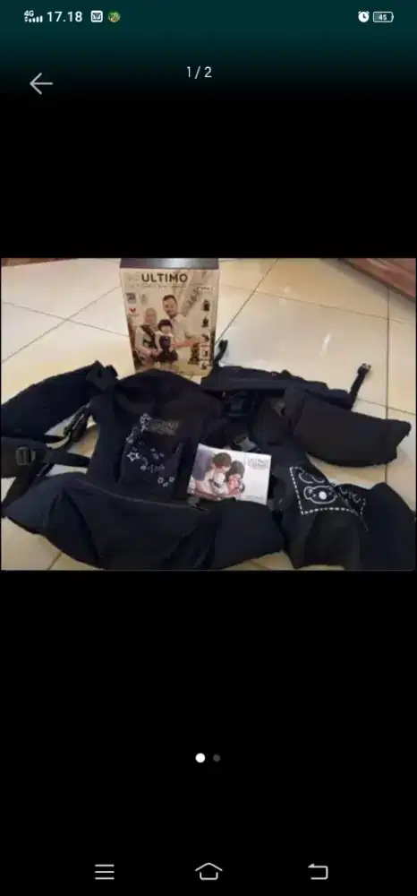 Gendongan bayi pre love