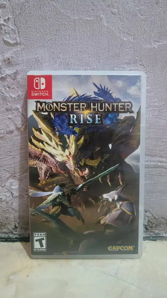 Kaset Monster Hunter Rise Game Nintendo Switch Fullset