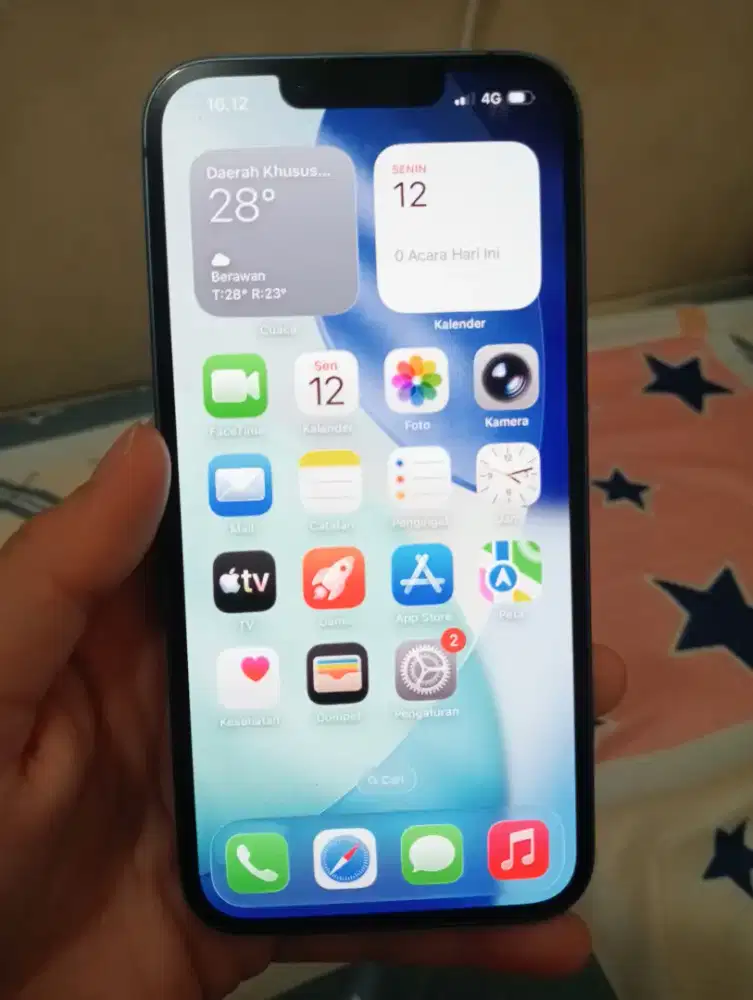 Iphone 13 128gb inter all op fullset nego