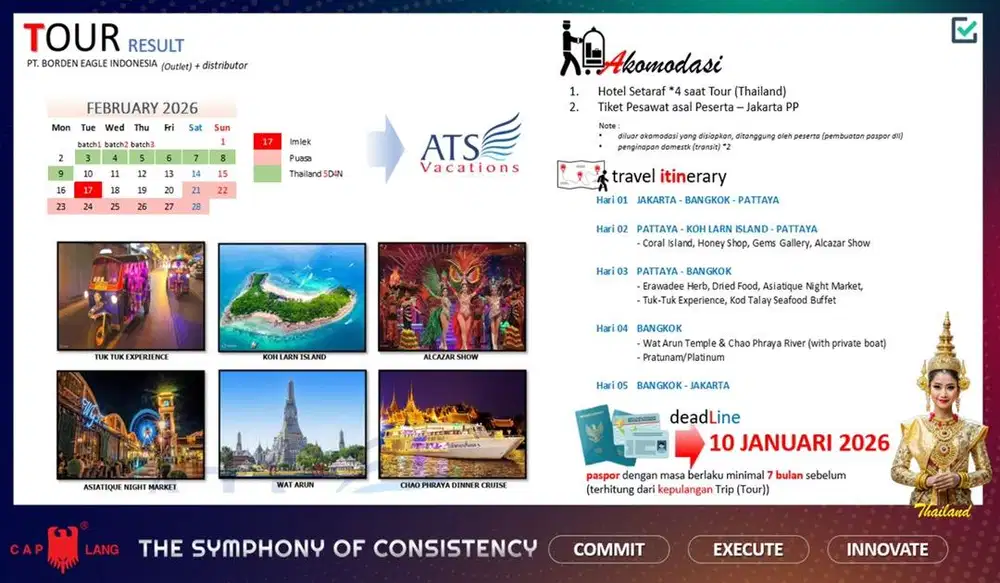 Jual Murah tour Thailand