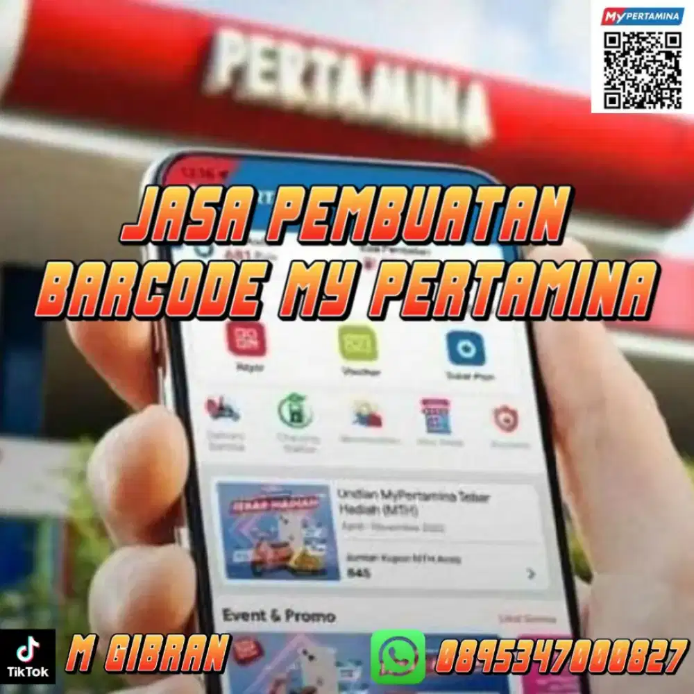 Jasa pembuatan barcode my pertamina