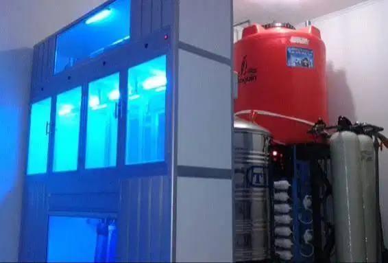 Alat usaha air isi ulang 16000 liter lengkap merk penguin