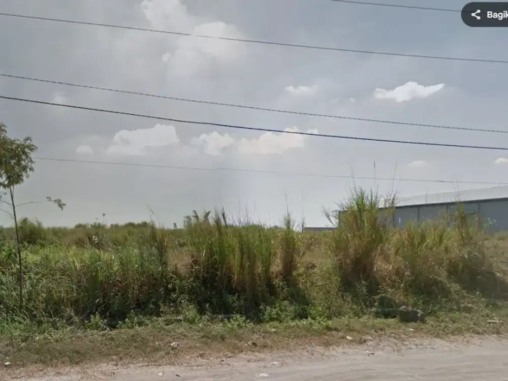 Dijual tanah luas 5000, kawasan industri candi tahap v, datar, persegi, hadap selatan.