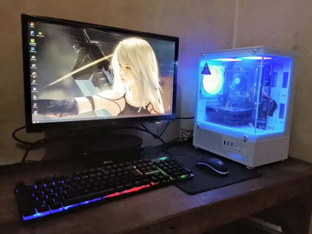 PC AMD FX 8 CORE FULLSET +MONITOR  SIAP PAKAI