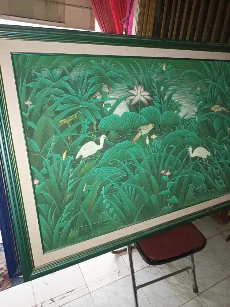 Lukisan Canvas burung