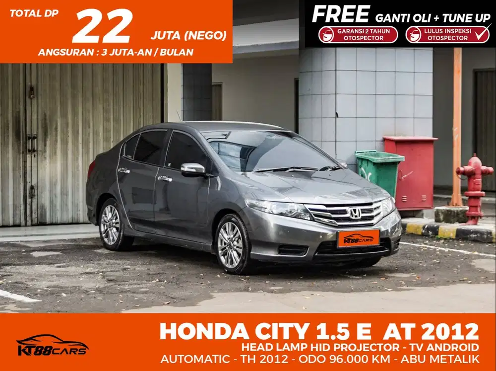 HONDA CITY 1.5 E AT 2012