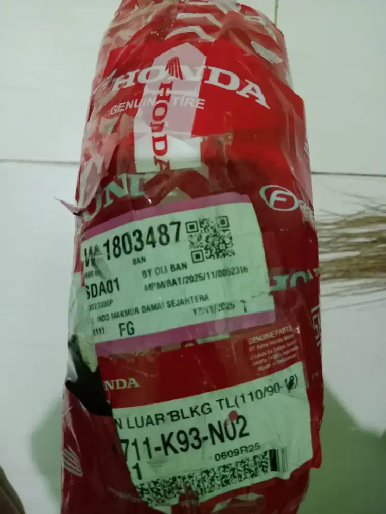 Ban scoopy donat baru ukuran 110/90 ring 12