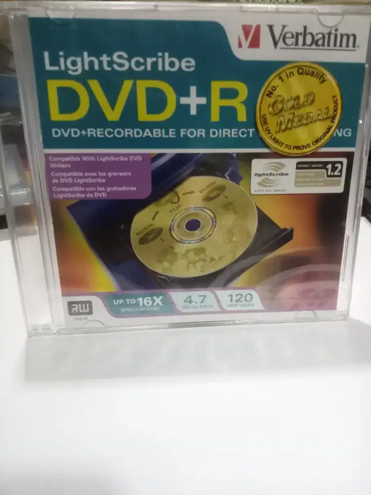 VERBATIM DVD + R LIGH SCRIBE