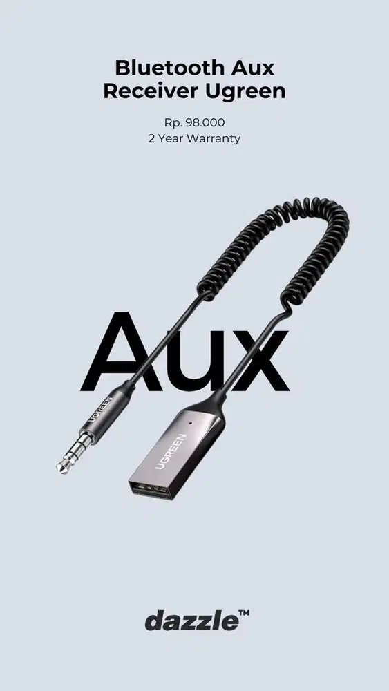 BLUETOOTH RECEIVER UGREEN GARANSI 2 TAHUN