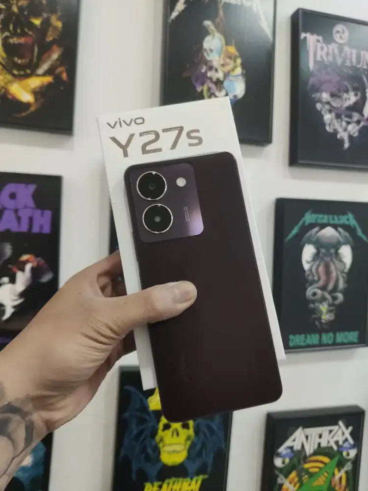 Vivo Y27s ram 8/128 Fullset Mulus