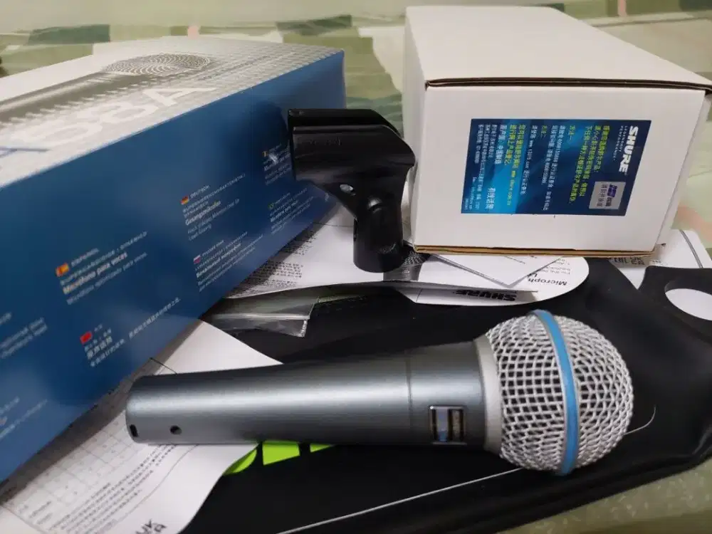Shure Beta 58A-CHN Vocal Microphone Mikrofon Original Second Like New