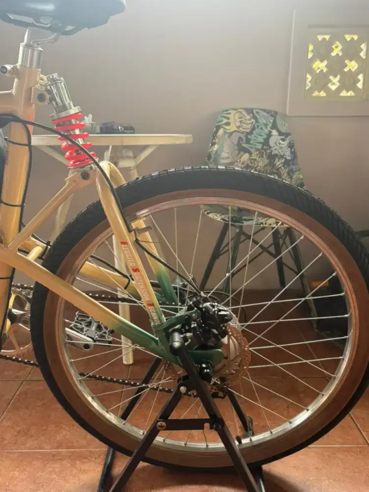 Sepeda cannondale v2000 restorasi