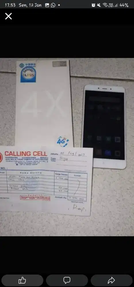 Jual Redmi Note 4x (4/64)