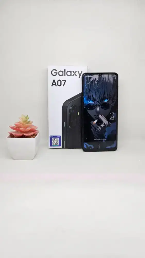Samsung A07 4/64 (Black) Like new. SEIN 24-12-2026