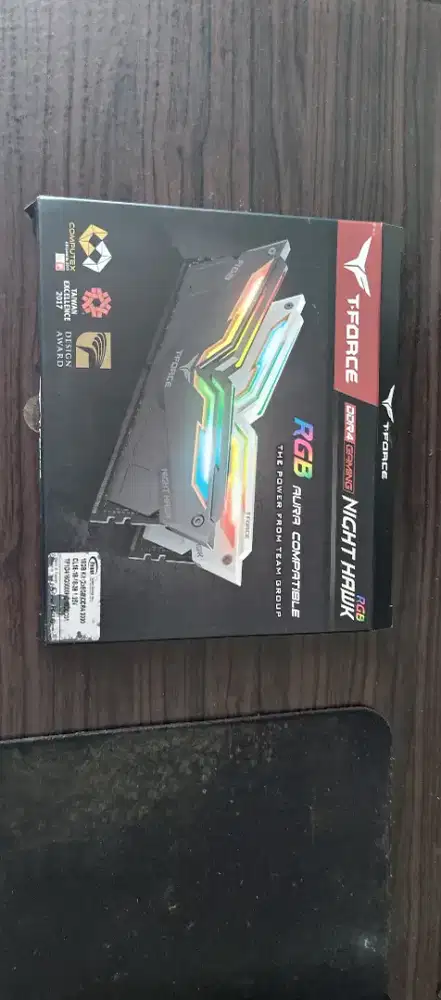 Ram PC Memory Team Night Hawk 16GB DDR4 3000Mhz Full RGB