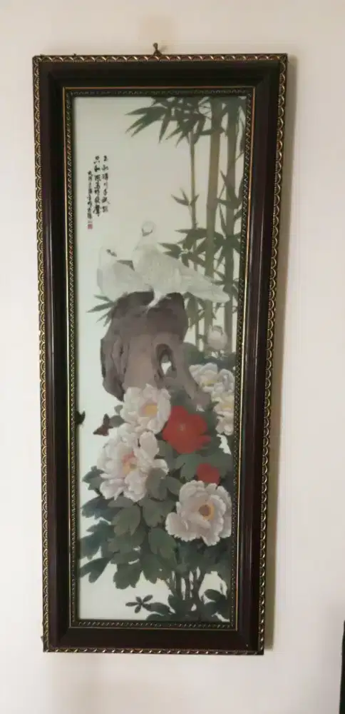 Lukisan Porcelain Antik & Vintage