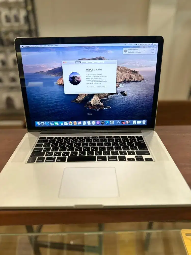 Macbook Pro Retina 15” Mid 2012 / 8GB/256GB/Silver