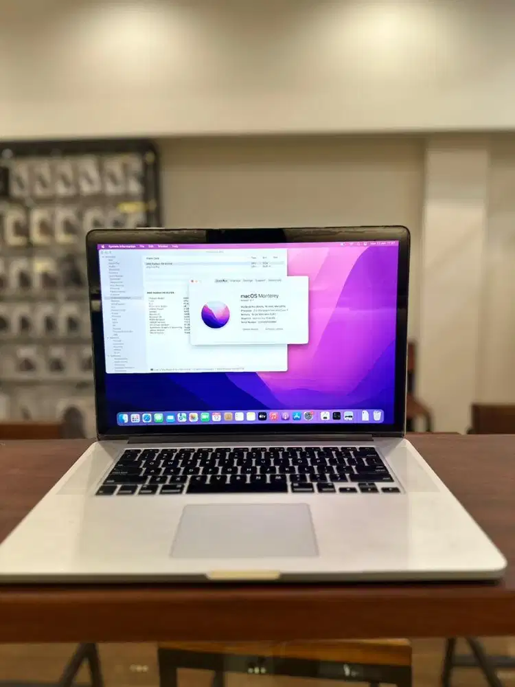 Macbook Pro Retina 15” Mid 2015 / 16GB / 128GB / Silver / A1398