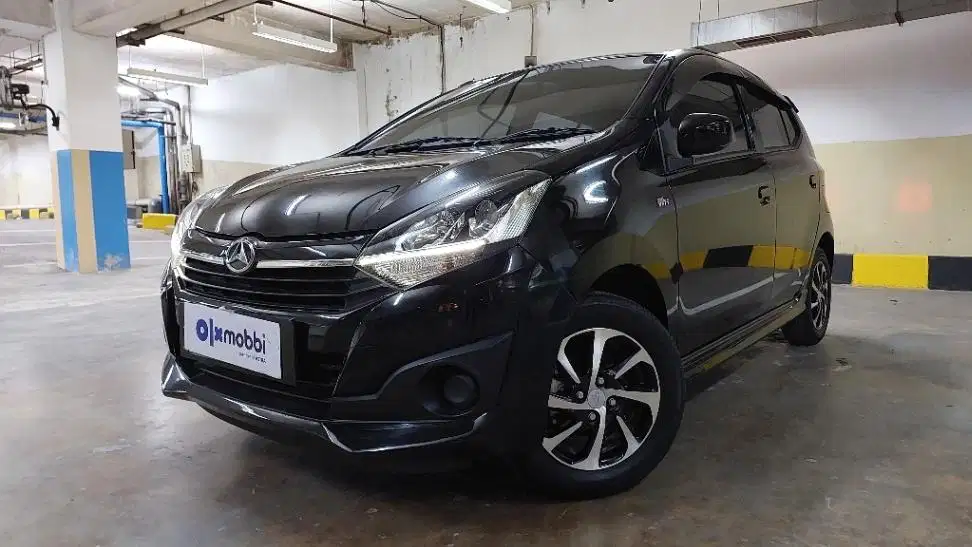 TDP 4,JT Daihatsu Ayla 1.2 X Bensin-AT Hitam 2017