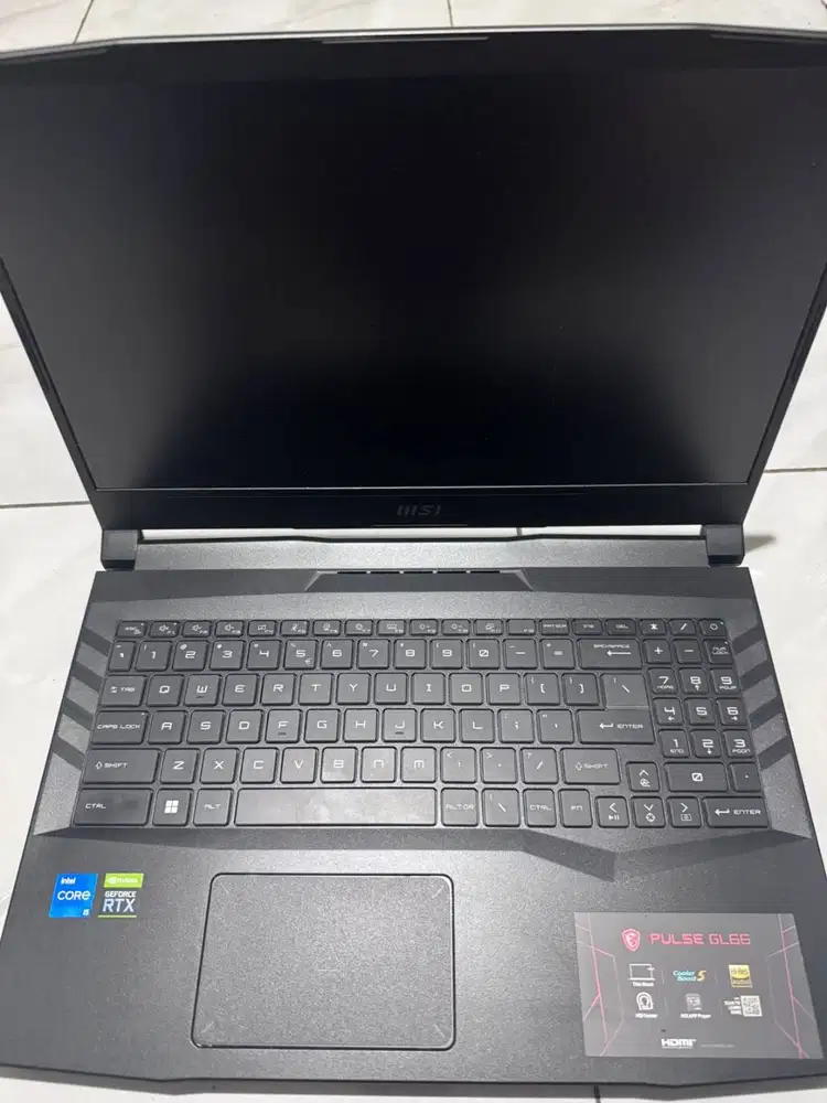 LAPTOP MSI PULSE GL66 I5 12450H RTX 3050 4GB