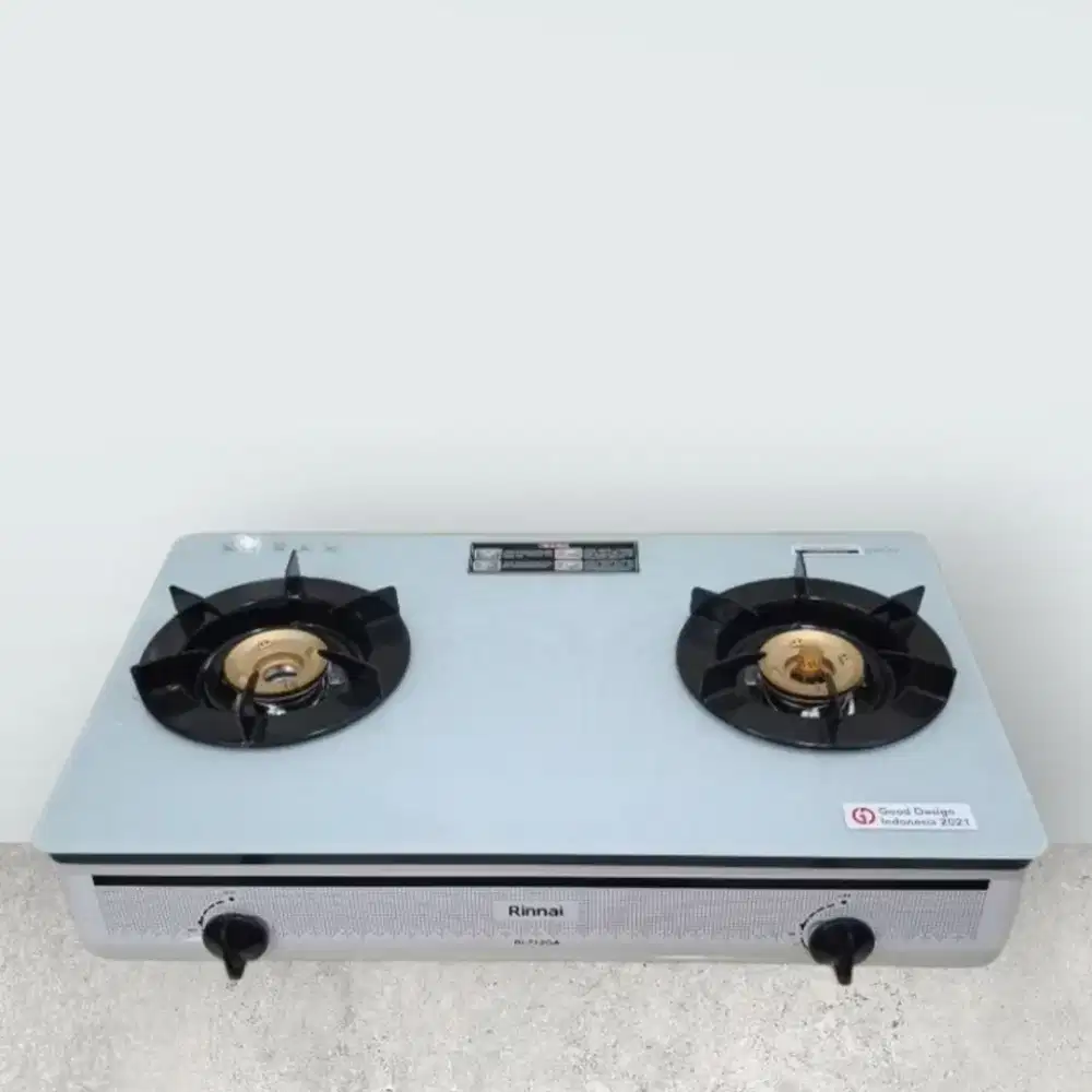 Kompor Gas Rinnai 2 Tungku - Baru Pakai 3 Minggu, Kondisi Sangat Baik