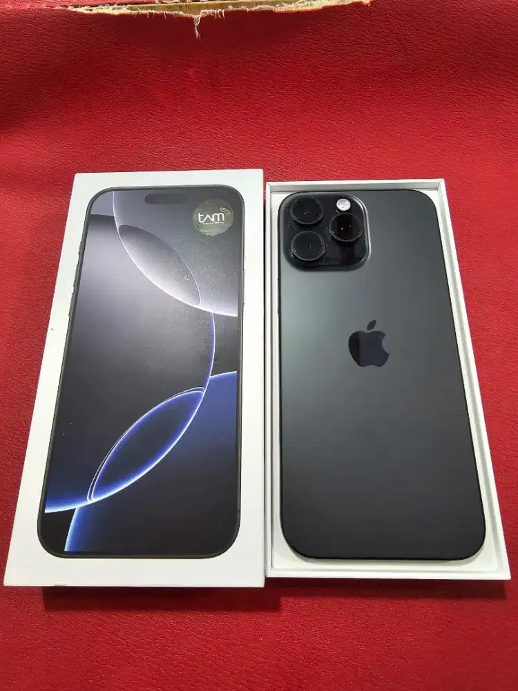 Iphone 16 promax 256gb ibox bh99 like new fulset ori garansi on