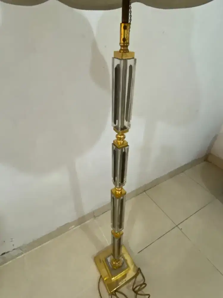 JUAL CEPAT LAMPU STANDING KRISTAL EROPA TINGGI 155 CM