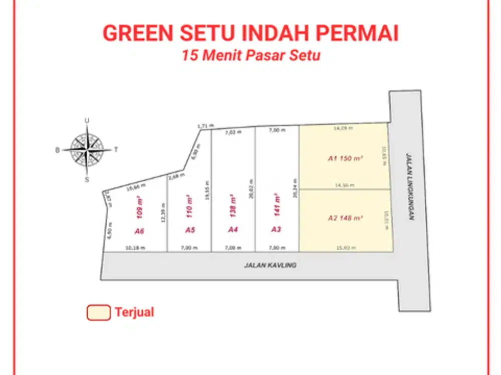 Kavling SHM Dekat Pintu Tol Burangkeng, Hanya 1 Jt-an