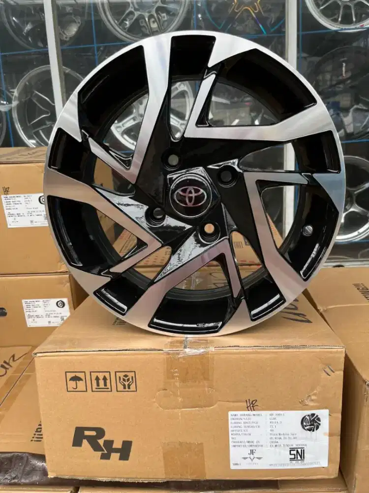 Velg original rep avanza veloz ring 15 lebar 6 pcd 4x114,3 ET 40 4pcs