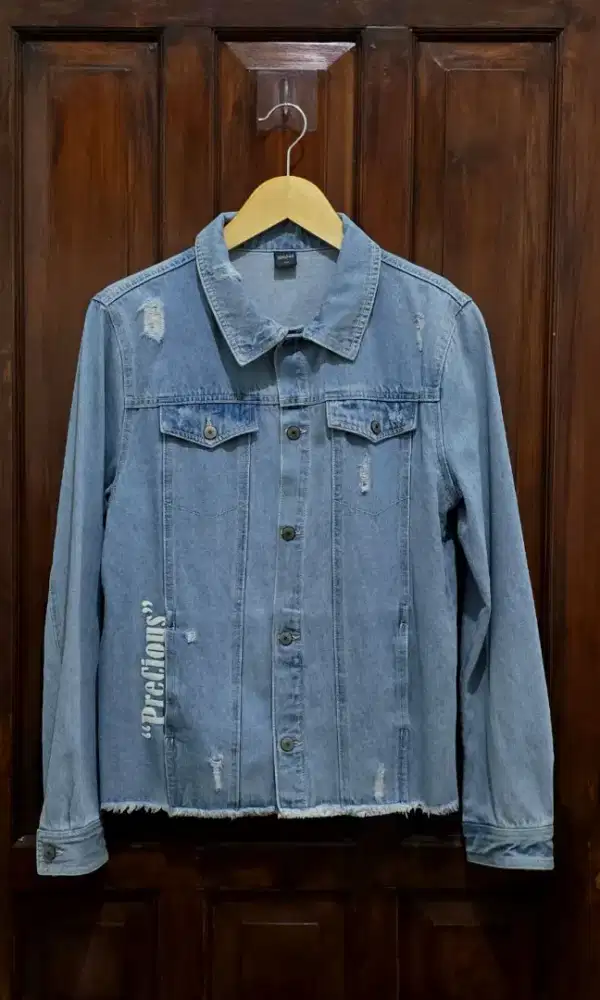 Jaket/ kemeja jeans brand korea