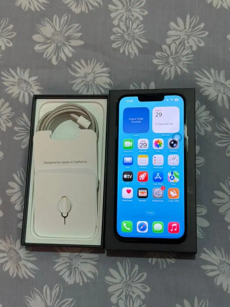 Iphone 13 pro 128 ibox green fullset