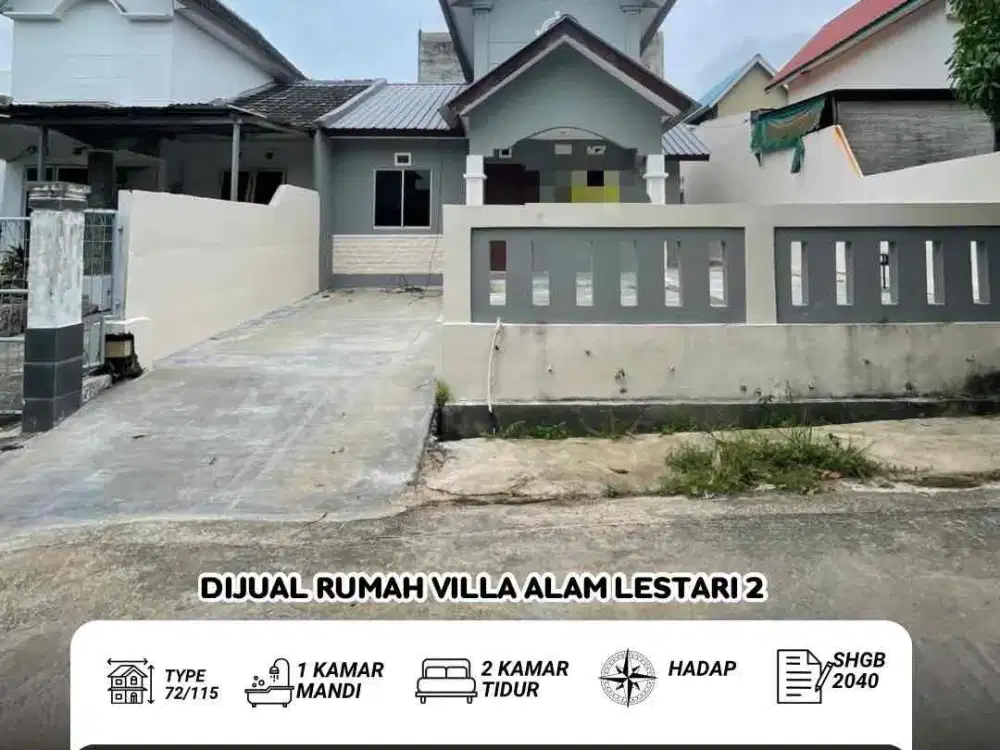 dijual villa alam Lestari