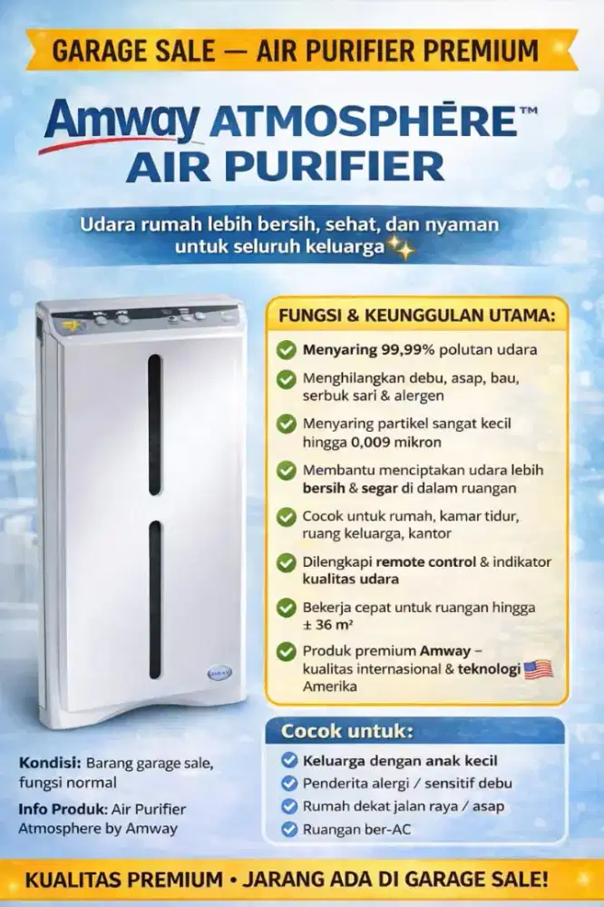Jual Air Purifier dan Water Treatment