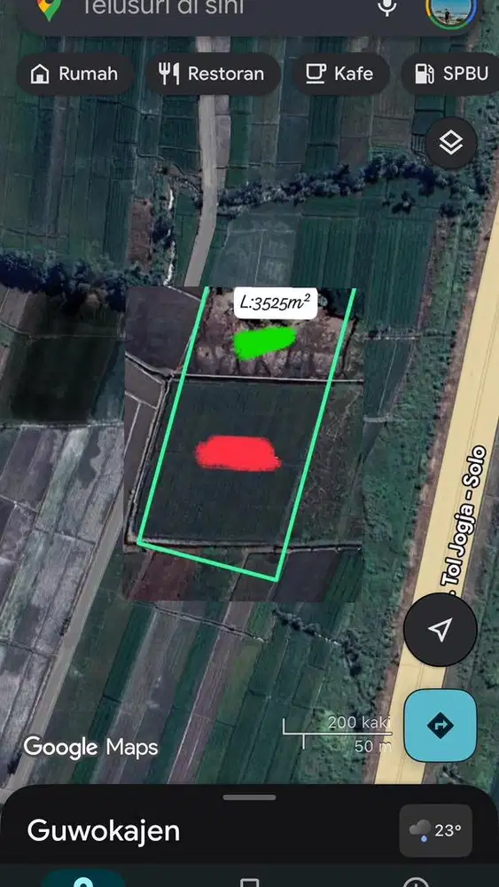 Tanah 3500m Dekat Gerbang Tol Sawit - Cocok Untuk Land Banking/Aset