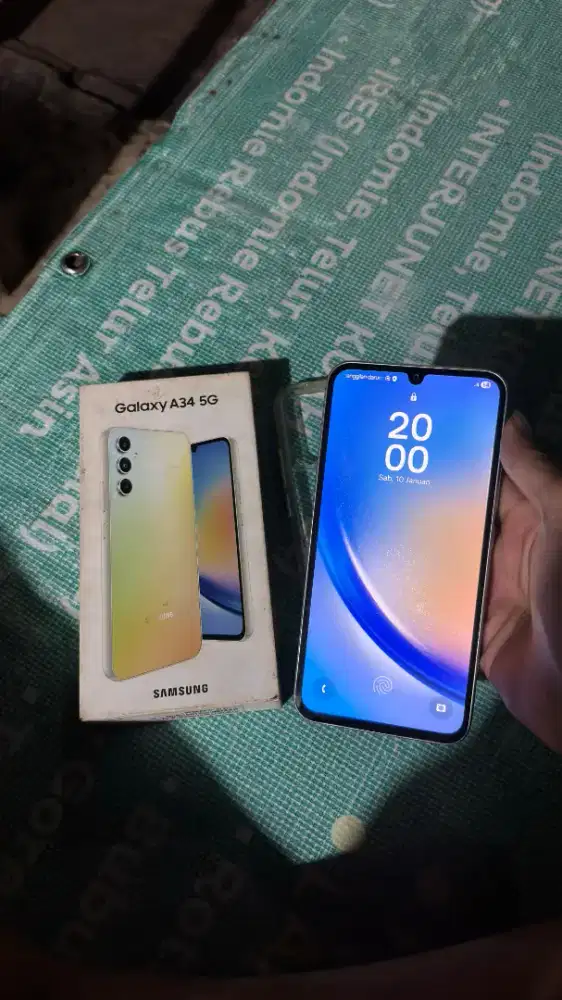 Samsung A34 5g Ram 8+8/128 Fullset